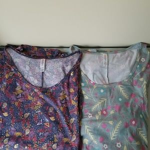 2 LulaRoe shirts